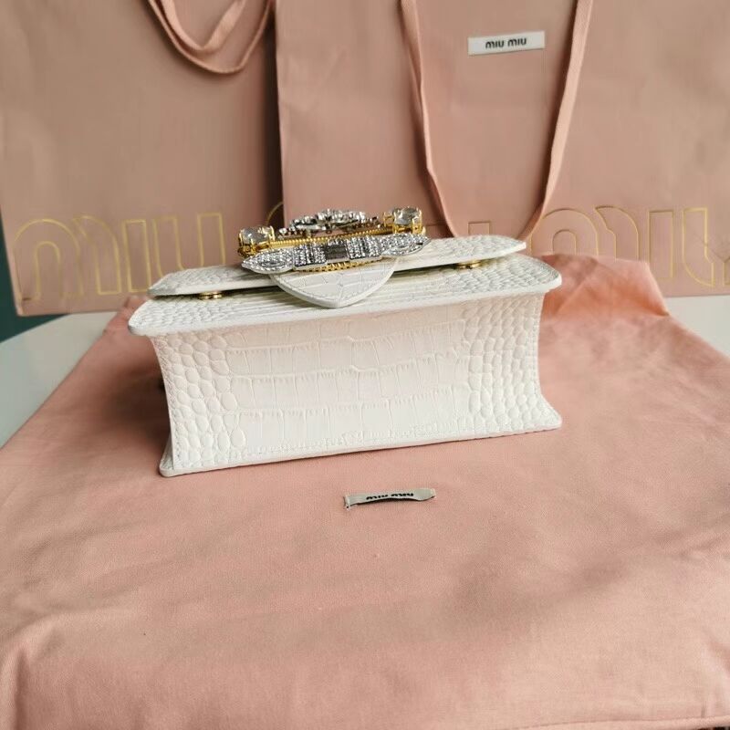 miu miu Matelasse Nappa Leather mini tote Bag 5EA196 pink