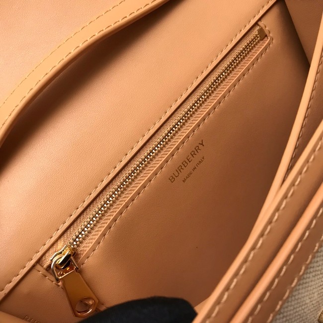 BurBerry Leather Shoulder Bag 80146 apricot