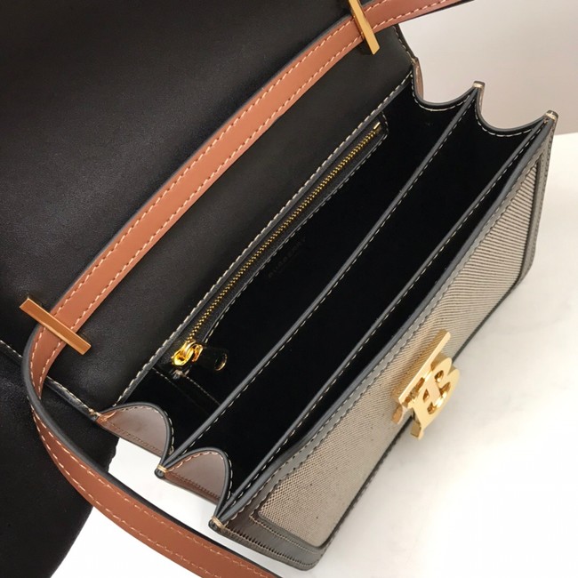 BurBerry Leather Shoulder Bag 80146 black&brown