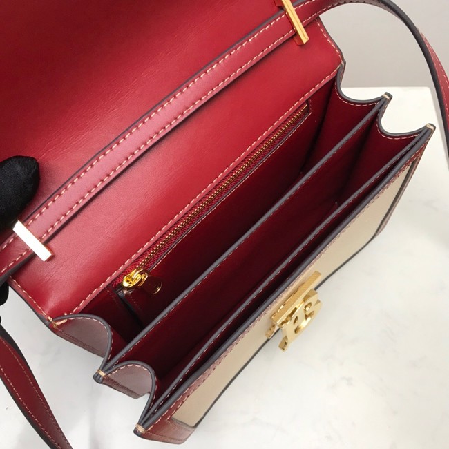 BurBerry Leather Shoulder Bag 80146 red