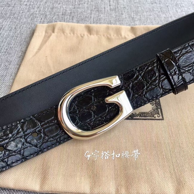 Gucci Thin belt with G buckle 655566 leather
