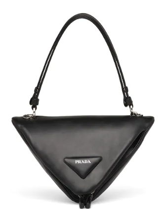 Prada Padded nappa leather handbag 3BA315 black
