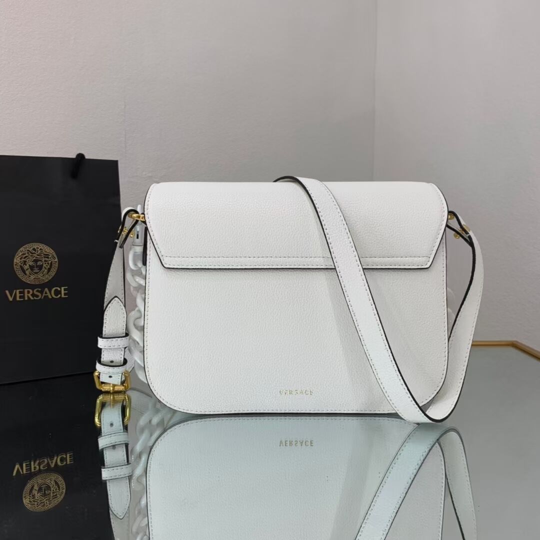 Versace Original medium Calfskin Leather Bag FS1067 white