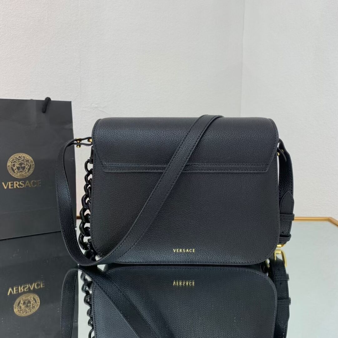 Versace Original medium Calfskin Leather Bag FS1067A black