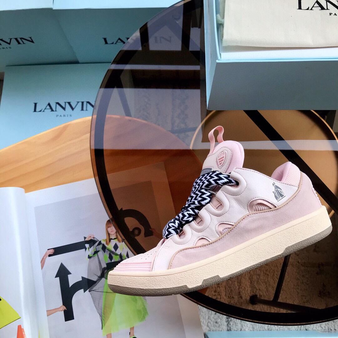 LANVIN x Gallery Department Graffiti Sneakers L896512 Pink