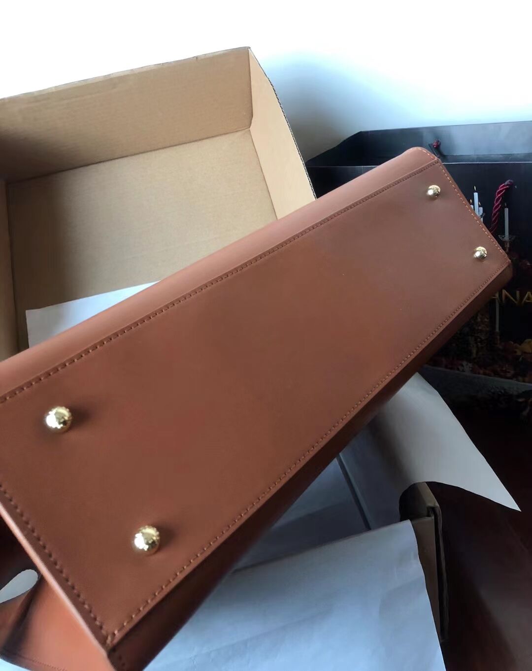 Dolce & Gabbana Origianl Leather Shoulder Bag 3041 brown