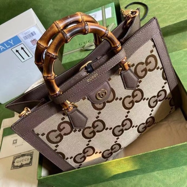 Gucci Diana medium tote bag 655658 brown