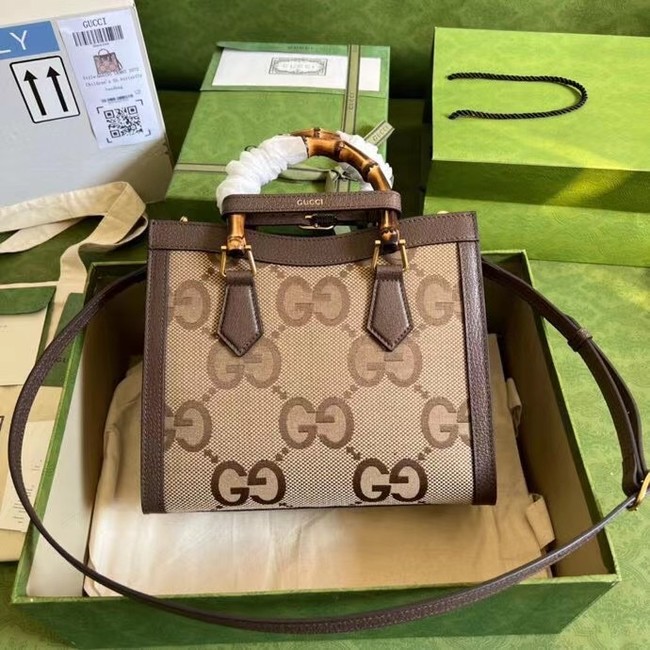 Gucci Diana small tote bag 660195 brown