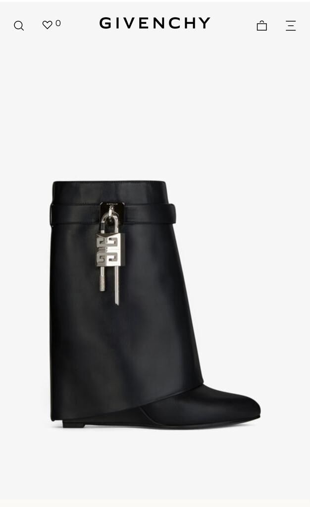 Givenchy Boots Shoes G23256 Black