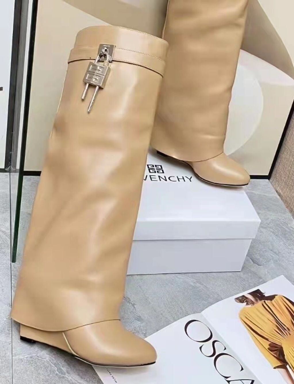 Givenchy Boots Shoes G23256 Nude