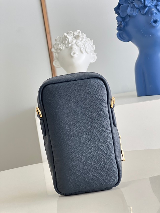 Louis Vuitton FLAP DOUBLE PHONE POUCH M81060 Blue