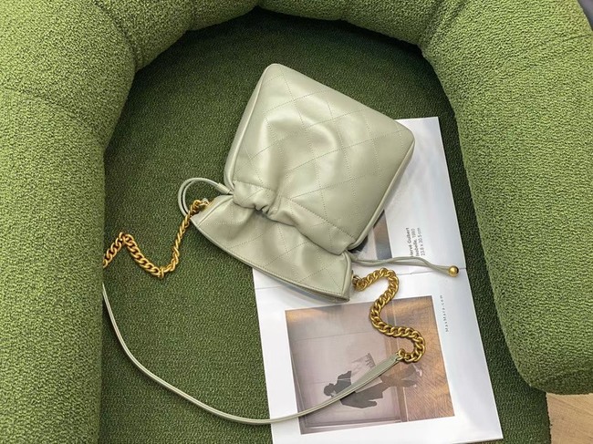 Chanel SMALL Lambskin Shoulder Bag SS2088 gray