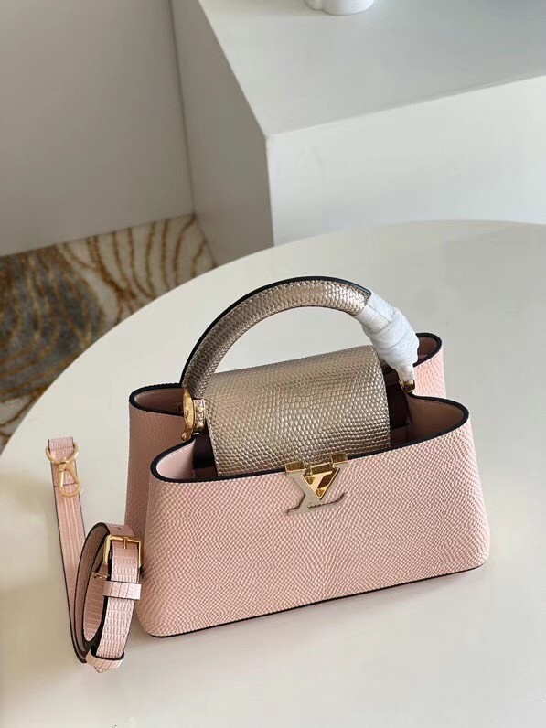Louis Vuitton CAPUCINES BB M59266 light pink