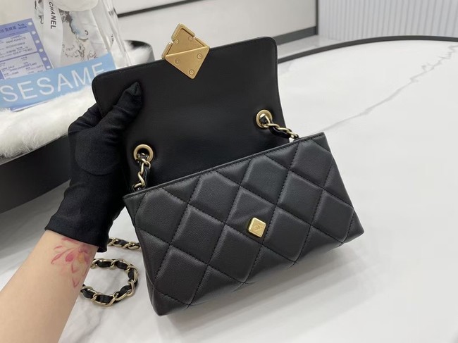 Chanel Flap Lambskin Shoulder Bag AS2556 black