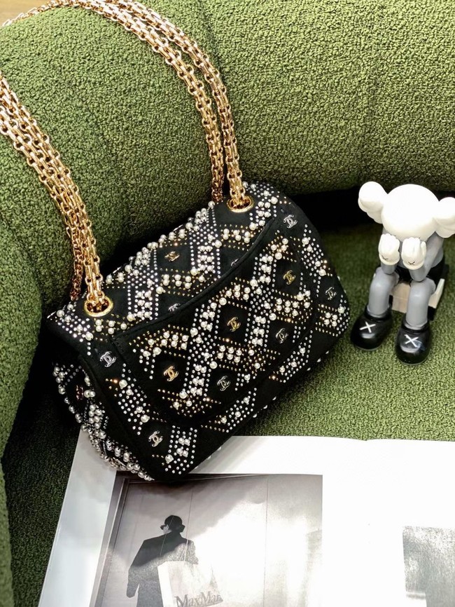 Chanel Flap Lambskin Shoulder Bag AS2755 black
