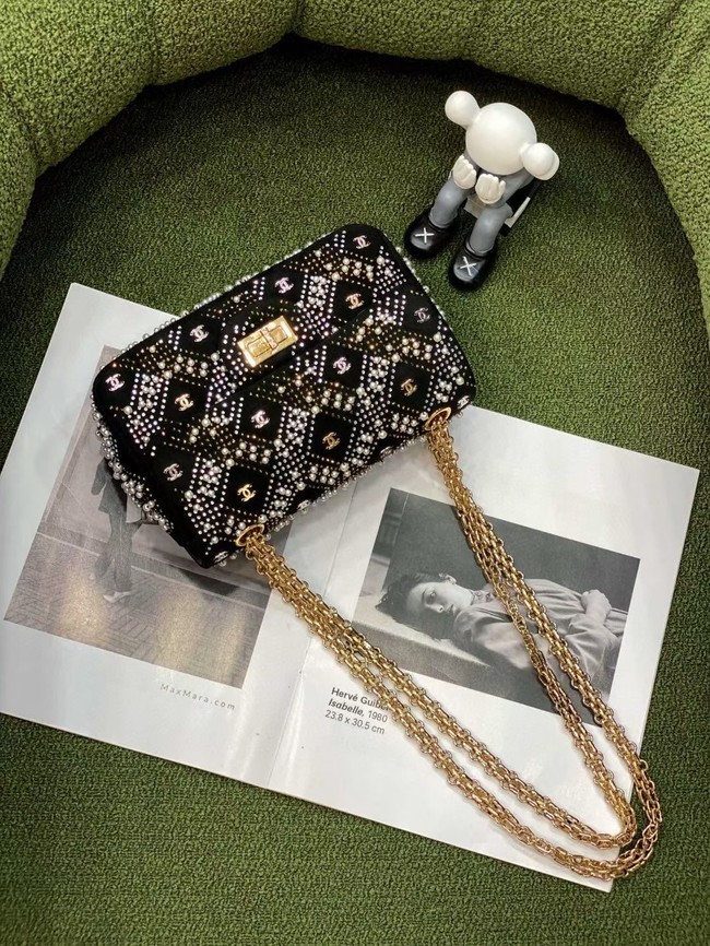 Chanel Flap Lambskin Shoulder Bag AS2755 black