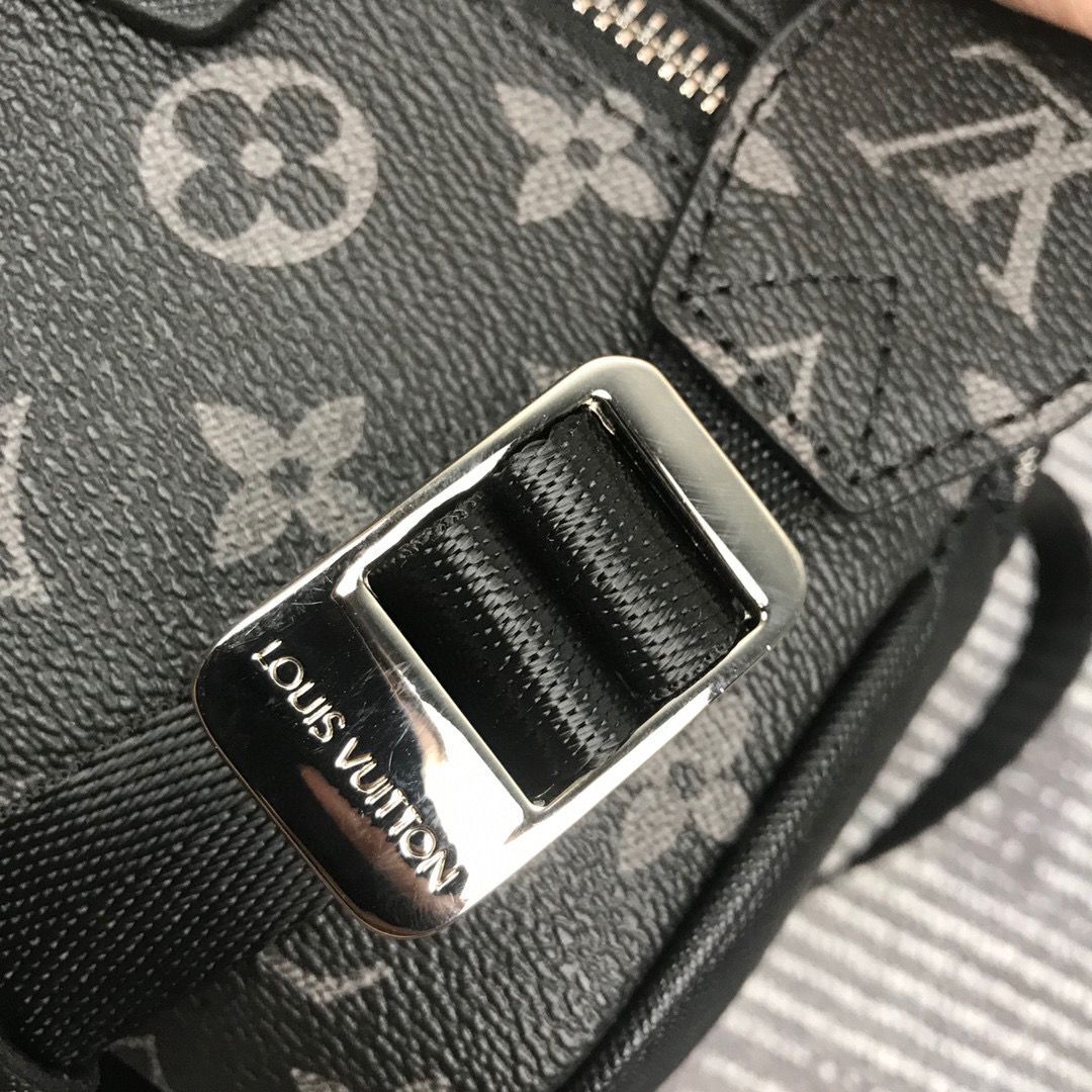 Louis Vuitton Monogram Eclipse Original Leather Messenger Bag 30233