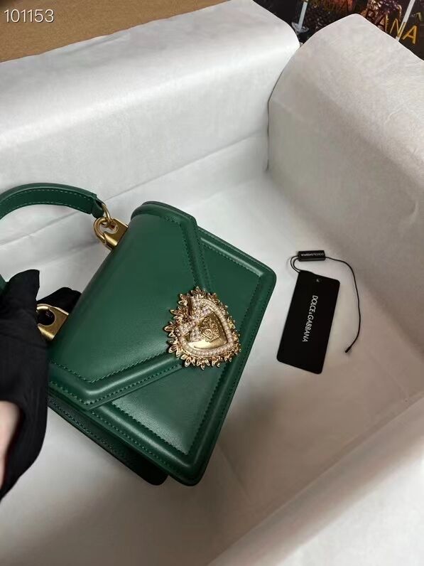 Dolce & Gabbana Origianl Leather Shoulder Bag 4011 green