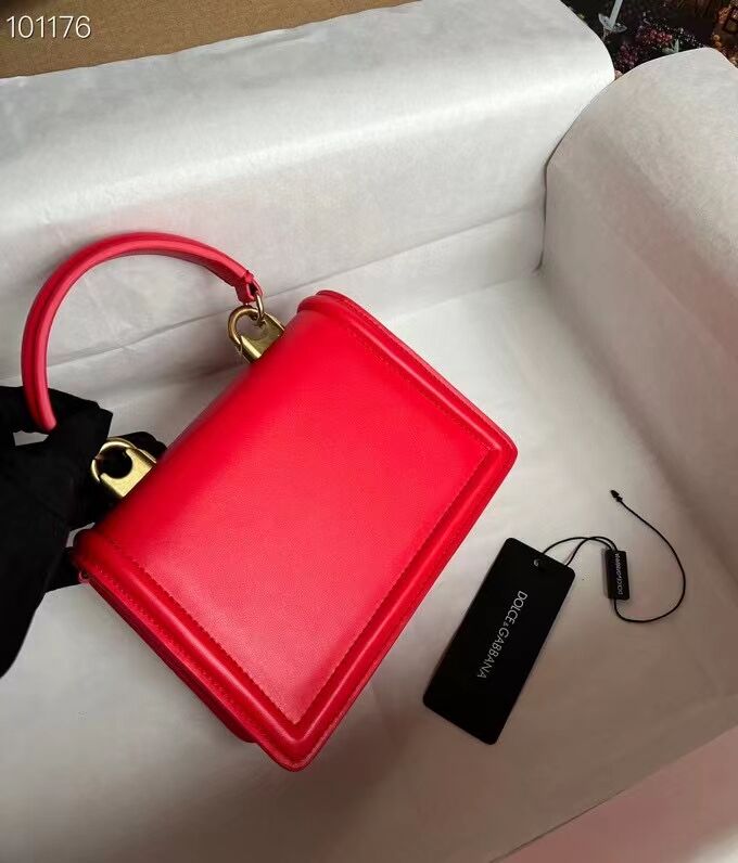 Dolce & Gabbana Origianl Leather Shoulder Bag 4011 red