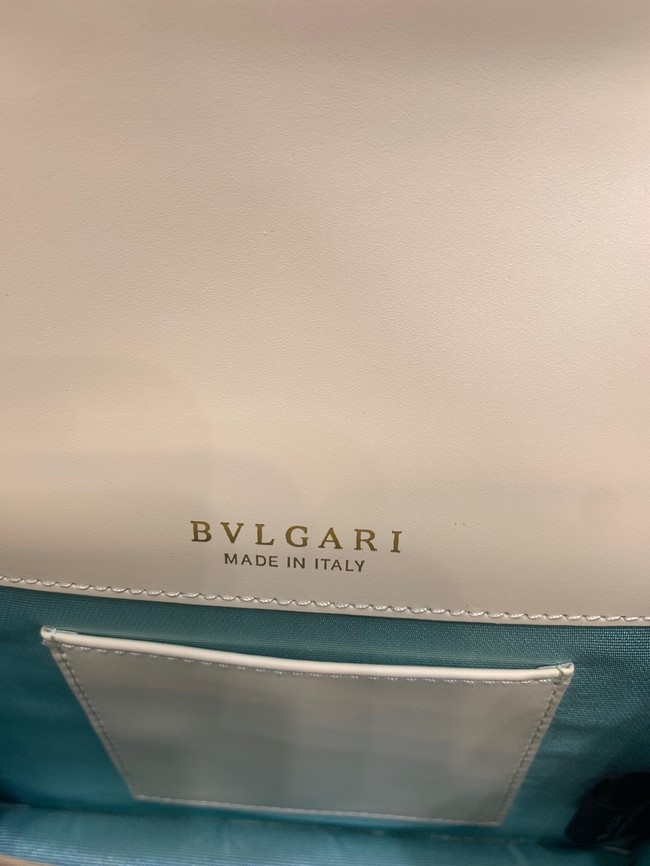 Bvlgari Serpenti Forever leather small crossbody bag 290544 cream
