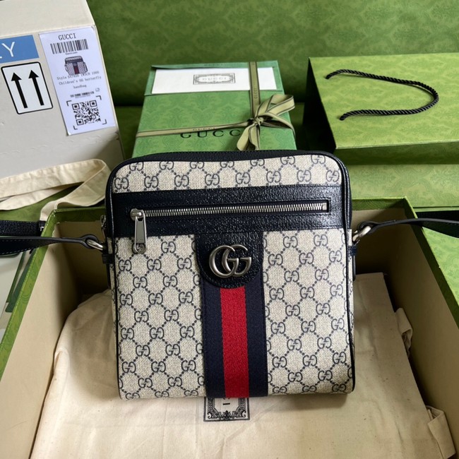 Gucci Ophidia GG small messenger bag 547926 blue