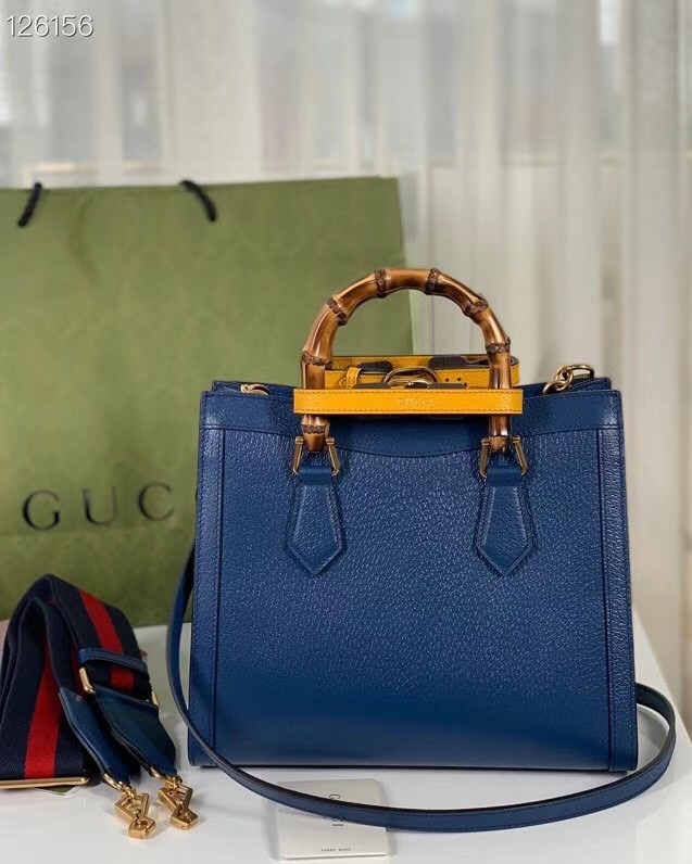 Gucci Diana small tote bag 702721 blue