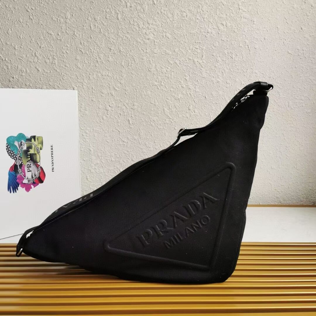Prada Re-Nylon large shoulder bag 2EV077 black