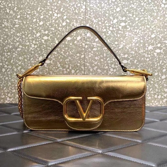 VALENTINO GARAVANI Loco Calf leather bag 2B0K30 gold
