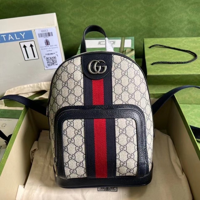 Gucci Ophidia GG Supreme backpack 685769 blue