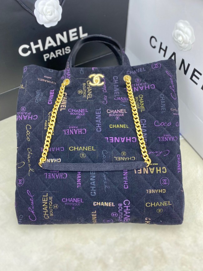 Chanel SHOPPING BAG 2566 dark blue