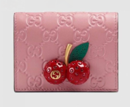 Gucci Wallet Cherry GG23051 pink