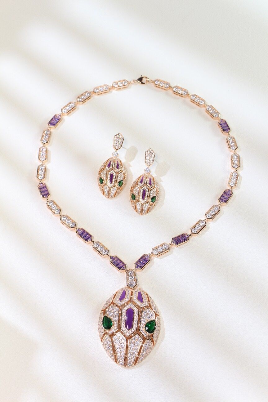 BVLGARI Necklace & Earrings One Set BNE11244
