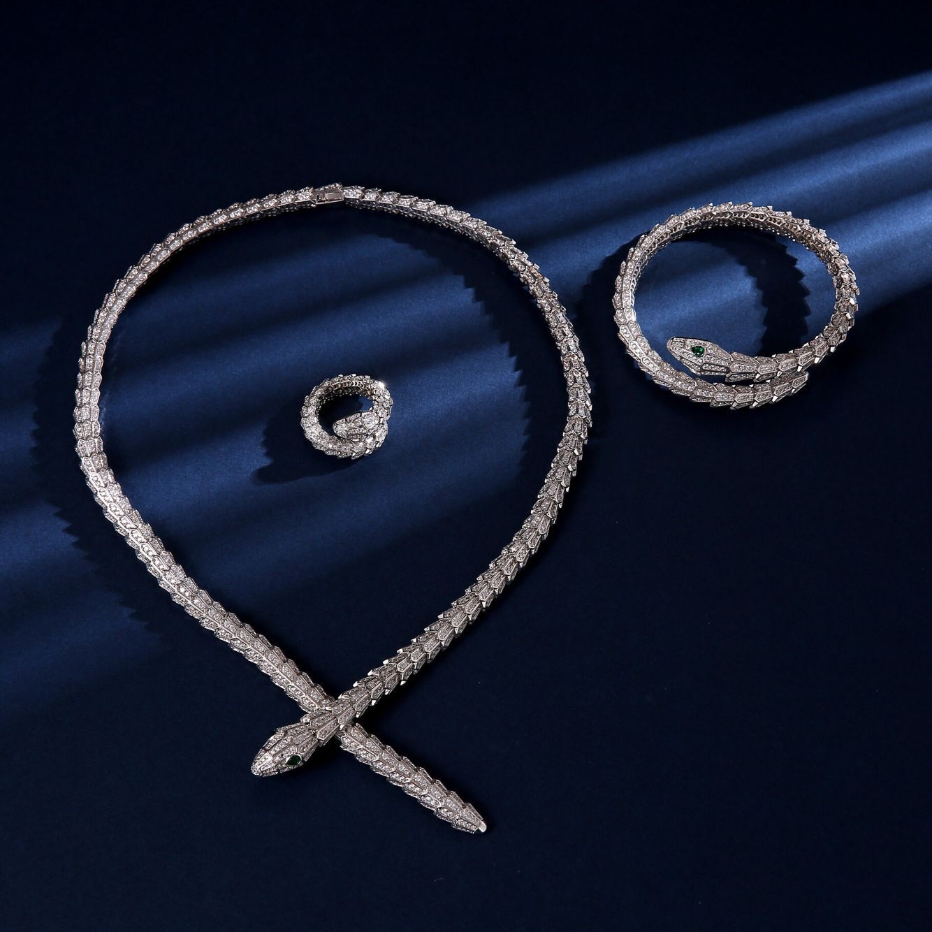 BVLGARI Necklace&Bracelet &Ring One Set BNE11247