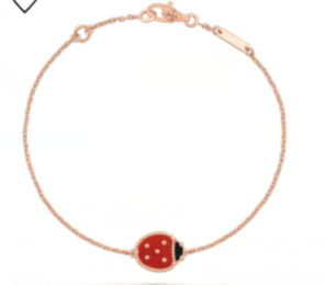 Van Cleef & Arpels Lucky Spring Bracelet closed wings ladybug VCA23018 Rose Gold
