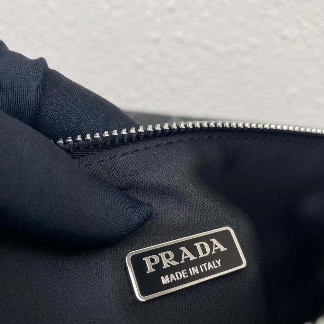 Prada crystal handbag 1VH243 black