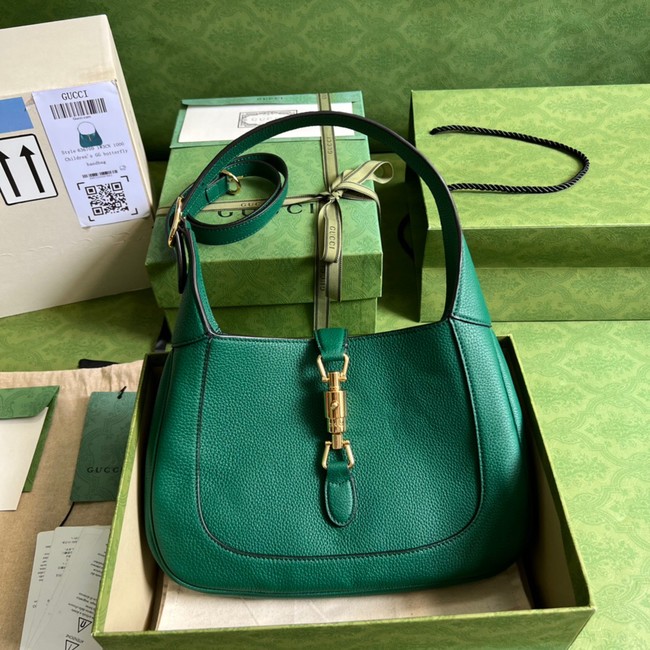Gucci Jackie 1961 small natural grain bag 636709 Emerald green 