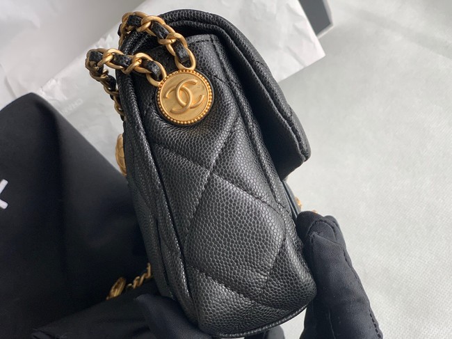 Chanel MINI FLAP BAG AS3368 black