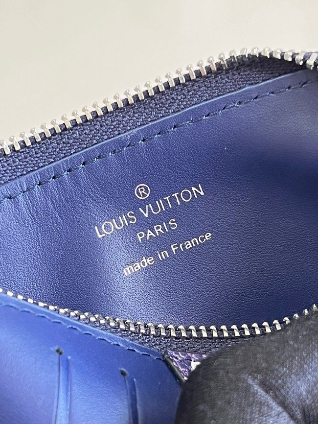 Louis Vuitton COIN CARD HOLDER M81432 blue