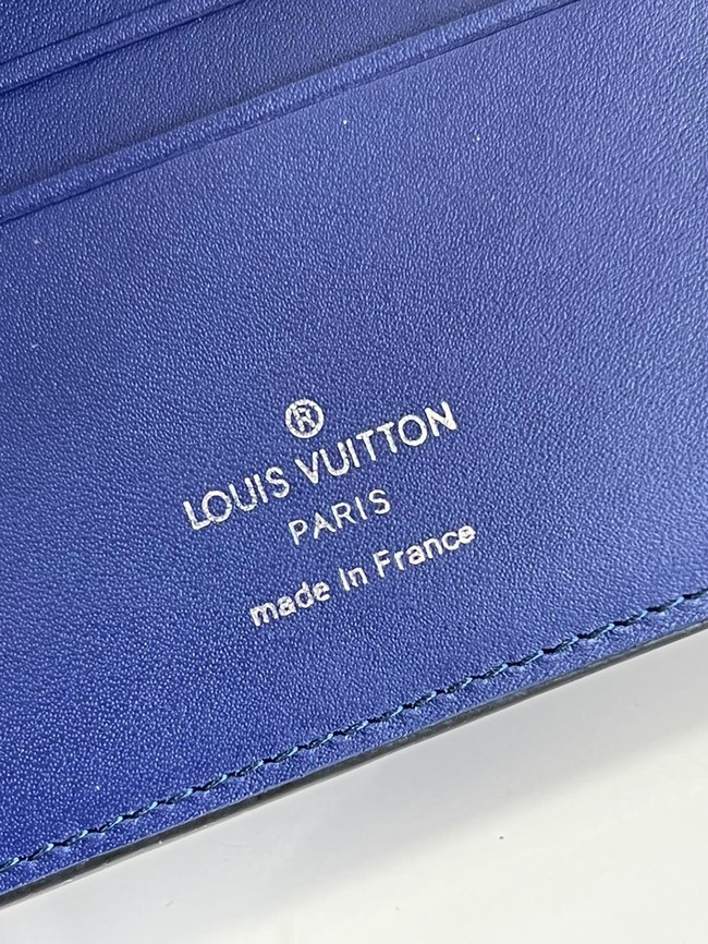 Louis Vuitton MULTIPLE WALLET M81404 blue