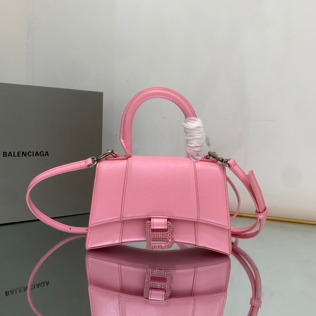 Balenciaga HOURGLASS SMALL TOP HANDLE BAG 59353 pink