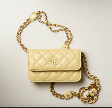 Chanel CLUTCH WITH CHAIN AP2929 Light Yellow