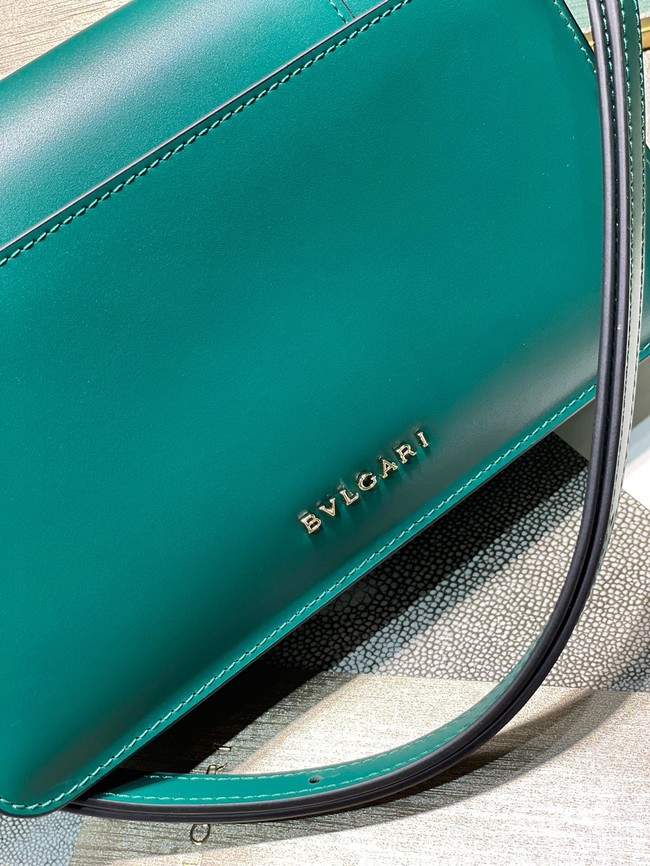 Bvlgari Serpenti Forever leather small crossbody bag 292104 green