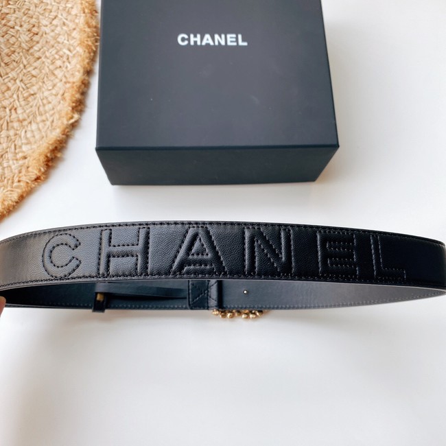 Chanel 30MM Leather Belt CH2587