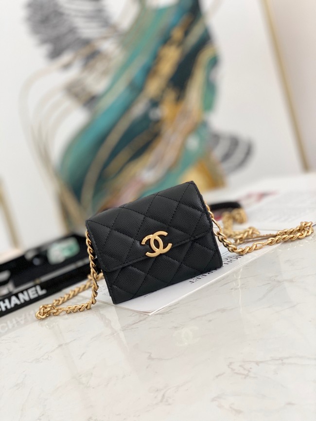 CHANEL CLUTCH WITH CHAIN 81156 BLACK