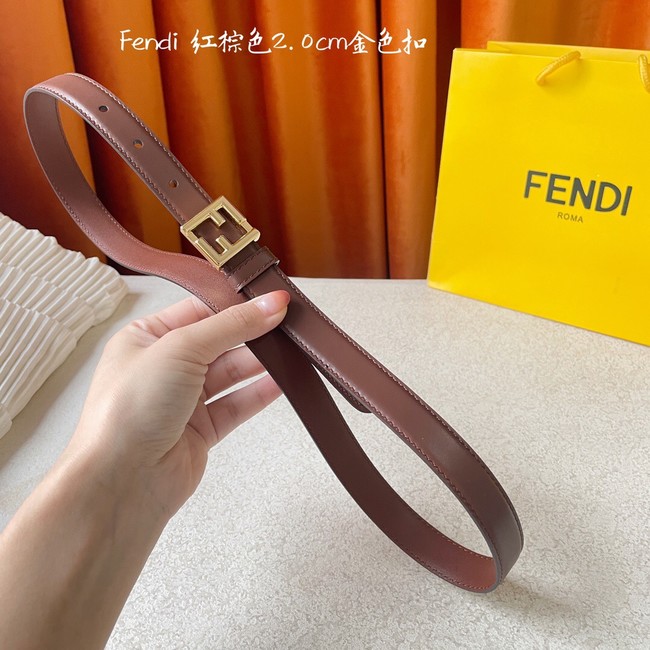 Fendi Leather Belt 20MM 2783