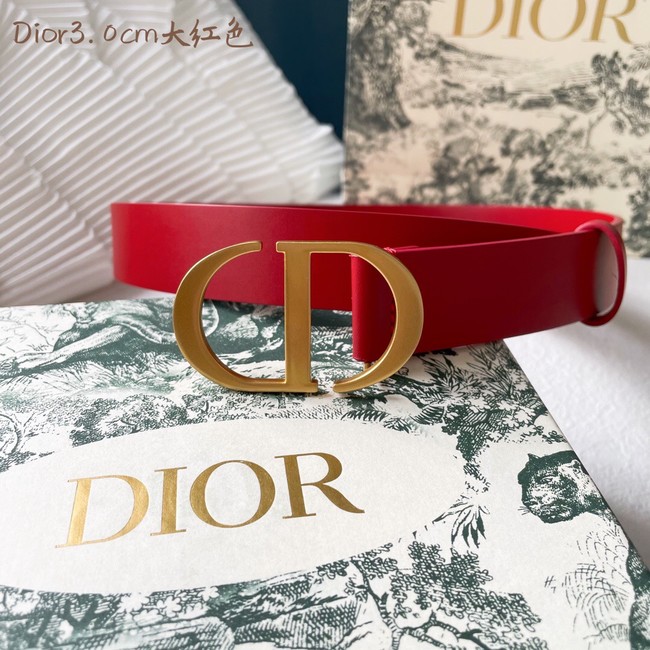Dior Leather Belt 30MM 2793