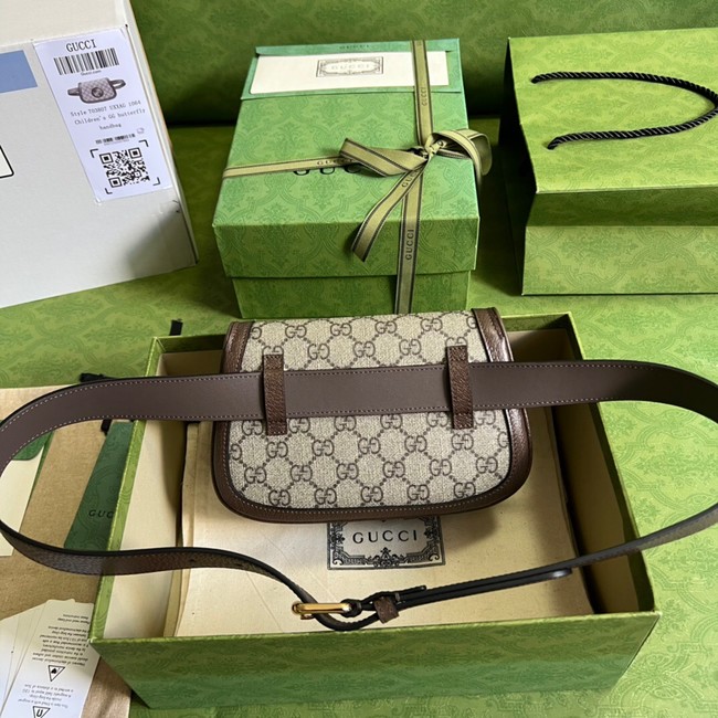 Gucci GG Marmont belt bag 703807 brown