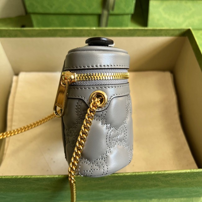 Gucci GG Matelasse top handle mini bag 723770 Grey