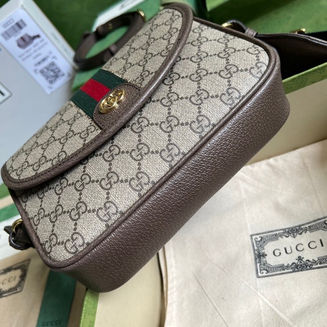 Gucci Ophidia mini GG shoulder bag 722117 Brown