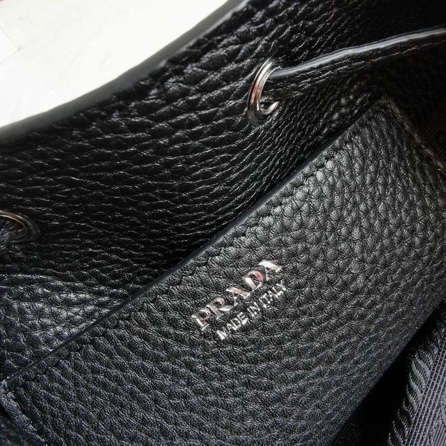 Prada leather Shoulder Bag 1BE060 black